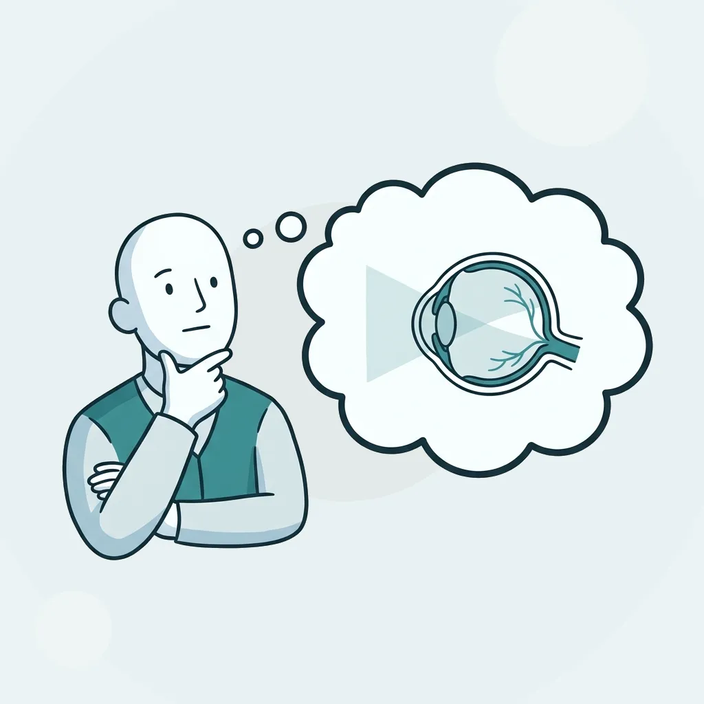 Ilustração de Mapeamento de Retina — Visão Care