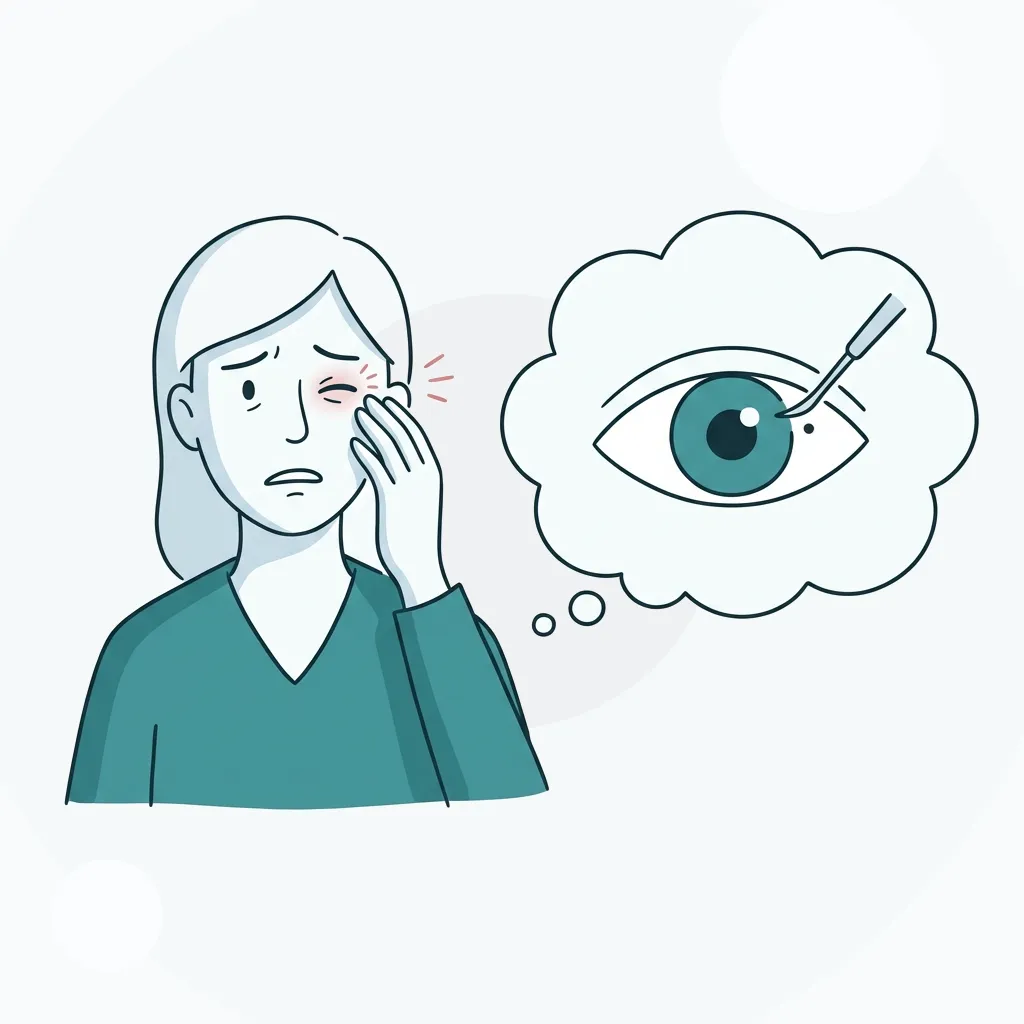 Ilustração de Remoção de Corpo Estranho — Visão Care